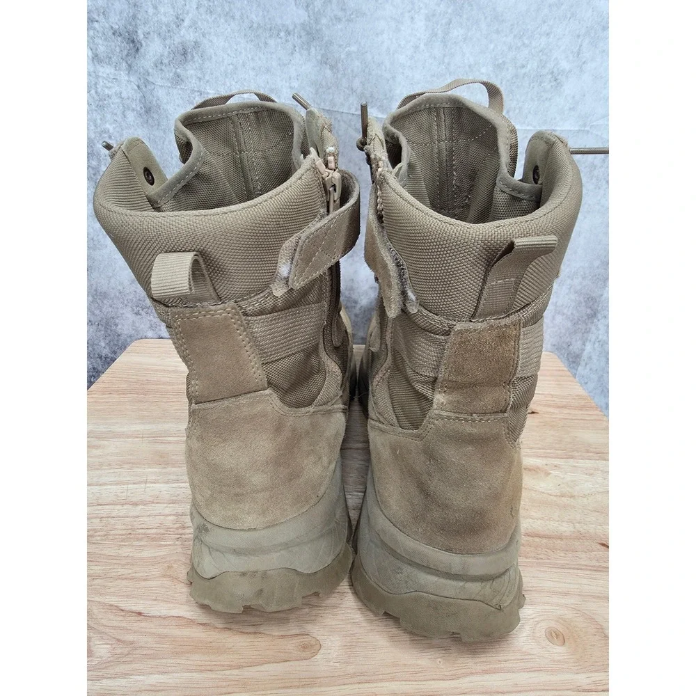 Coostar Tactical Boots Mens 12 Brown Suede Hiking Military Combat Outdoor Army